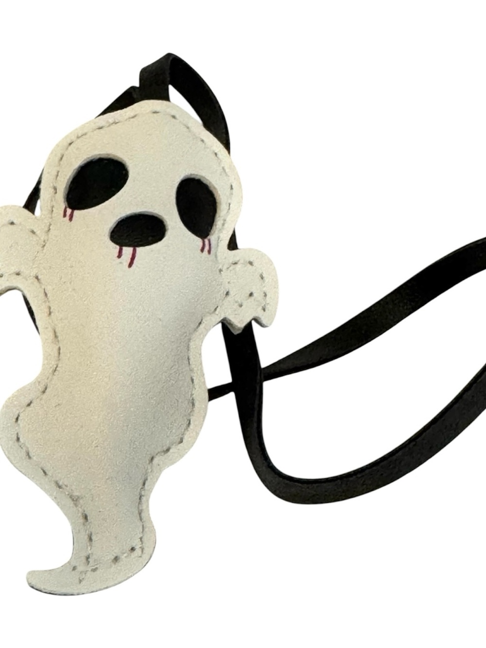 NWOT Halloween White Ghost Plush Spooky Bag Charm Made to Last